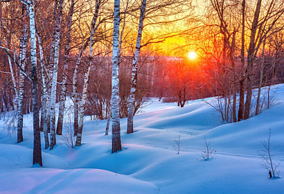 Zimná fototapeta Zasnežená krajina ,  zima winter sneh